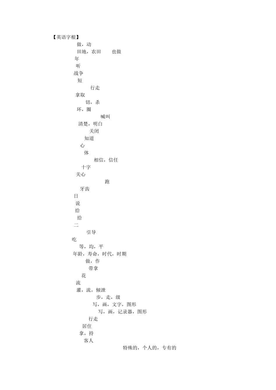 最全英语字根_第2页