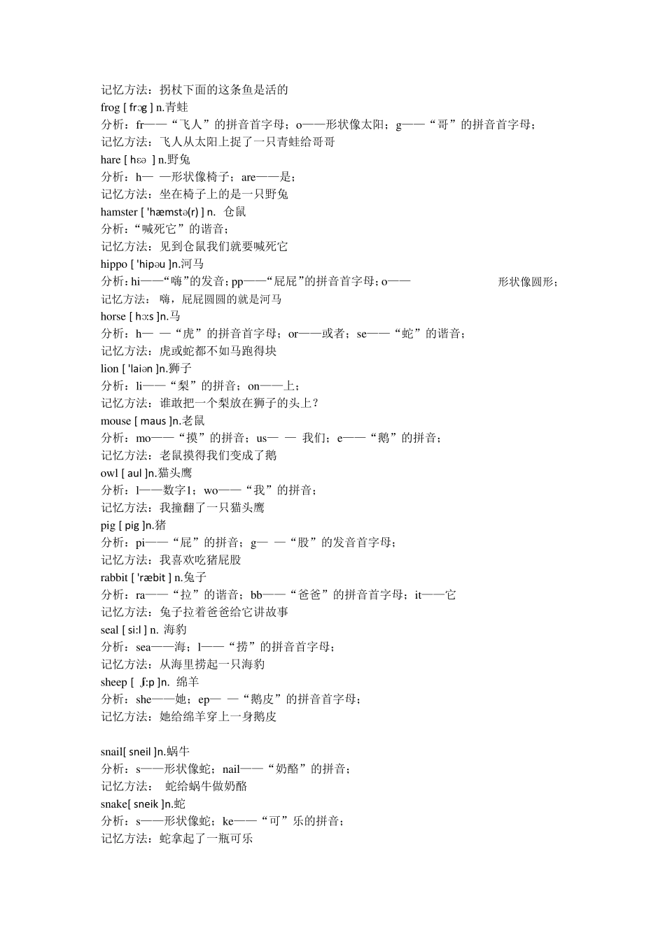 最全面的英语单词图像记忆法_第2页