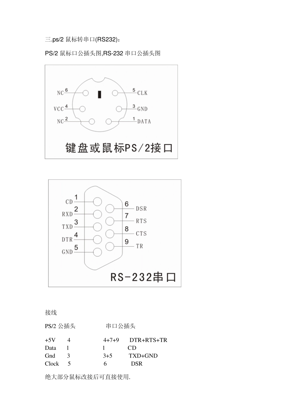 最全鼠标ps2转usb接线(带图)_第2页