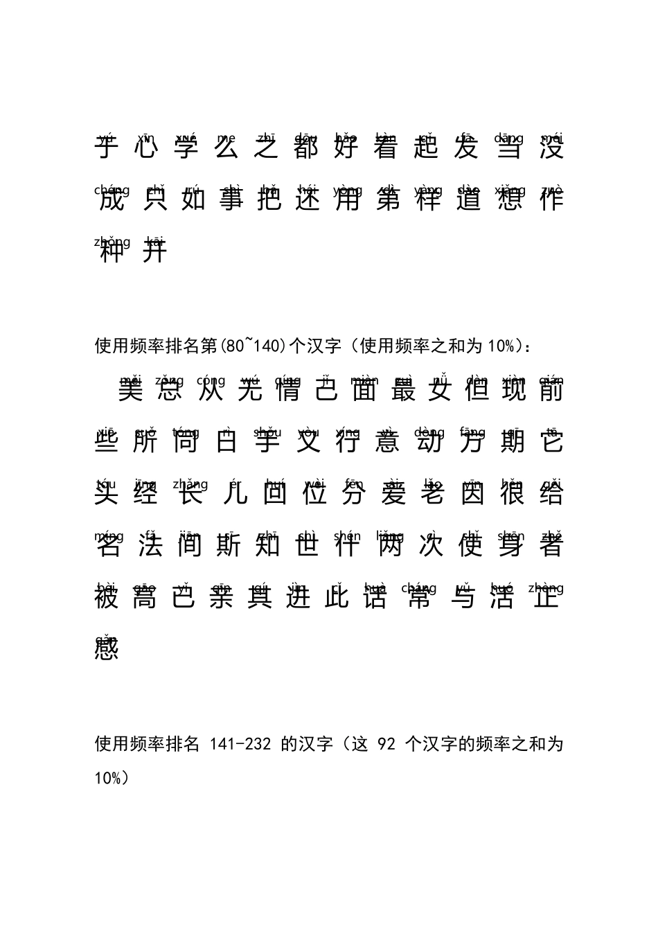 最常用1000个汉字带注音_第2页