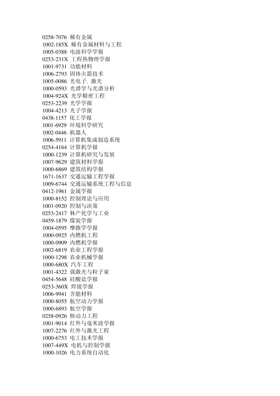 最新2013国内被EI收录或被EI踢出或不被检索的的中文EI期刊_第3页