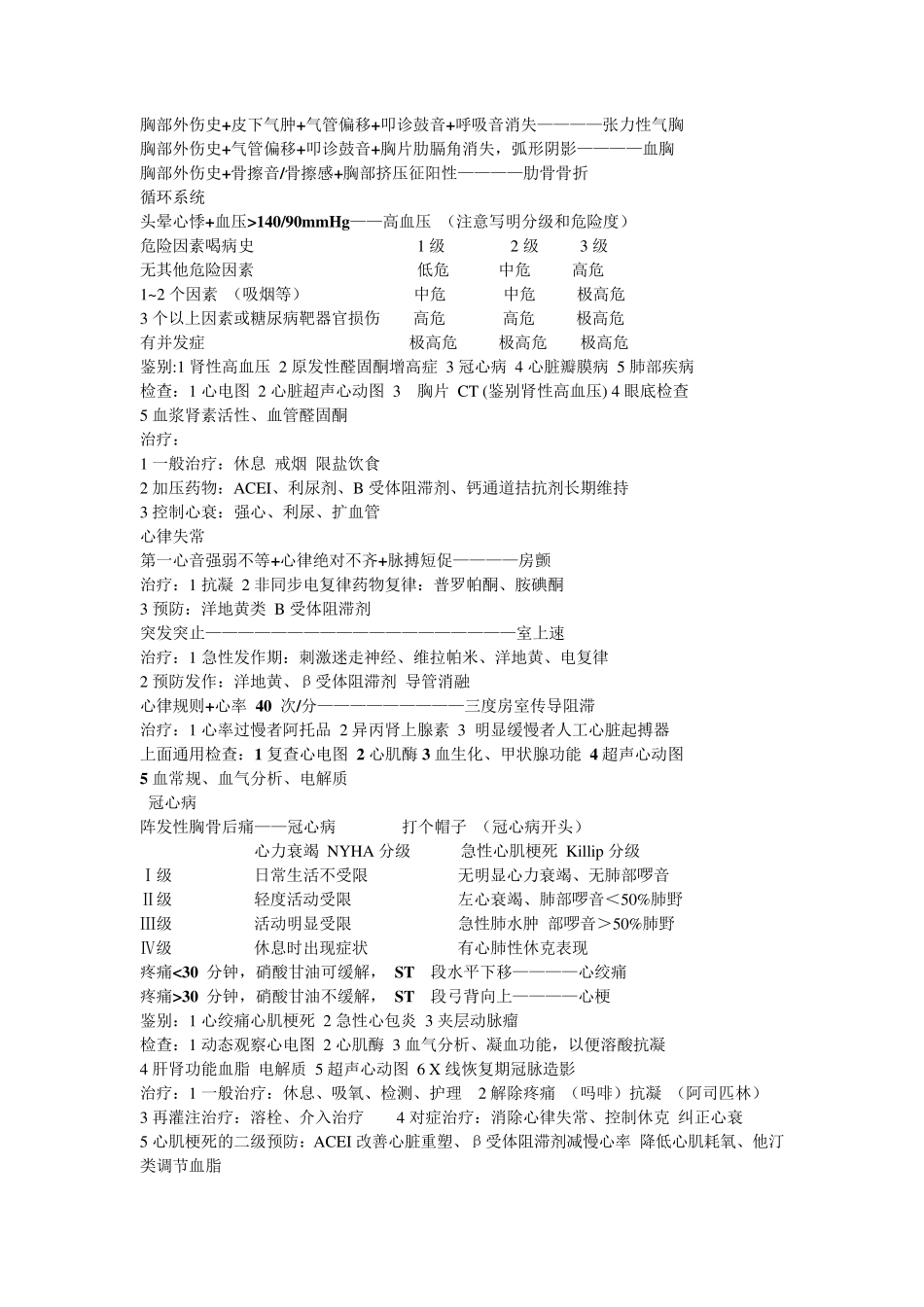 最新2013执业医师技能考试：贺银成病例分析总结笔记_第2页