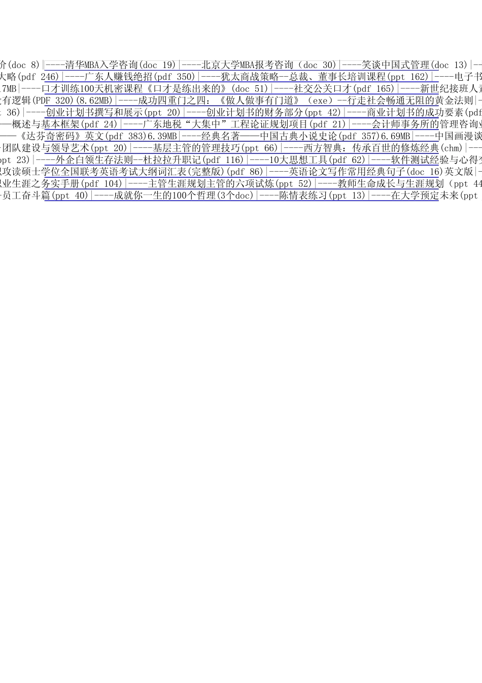 最新MBA资料(115个文件)1_第3页