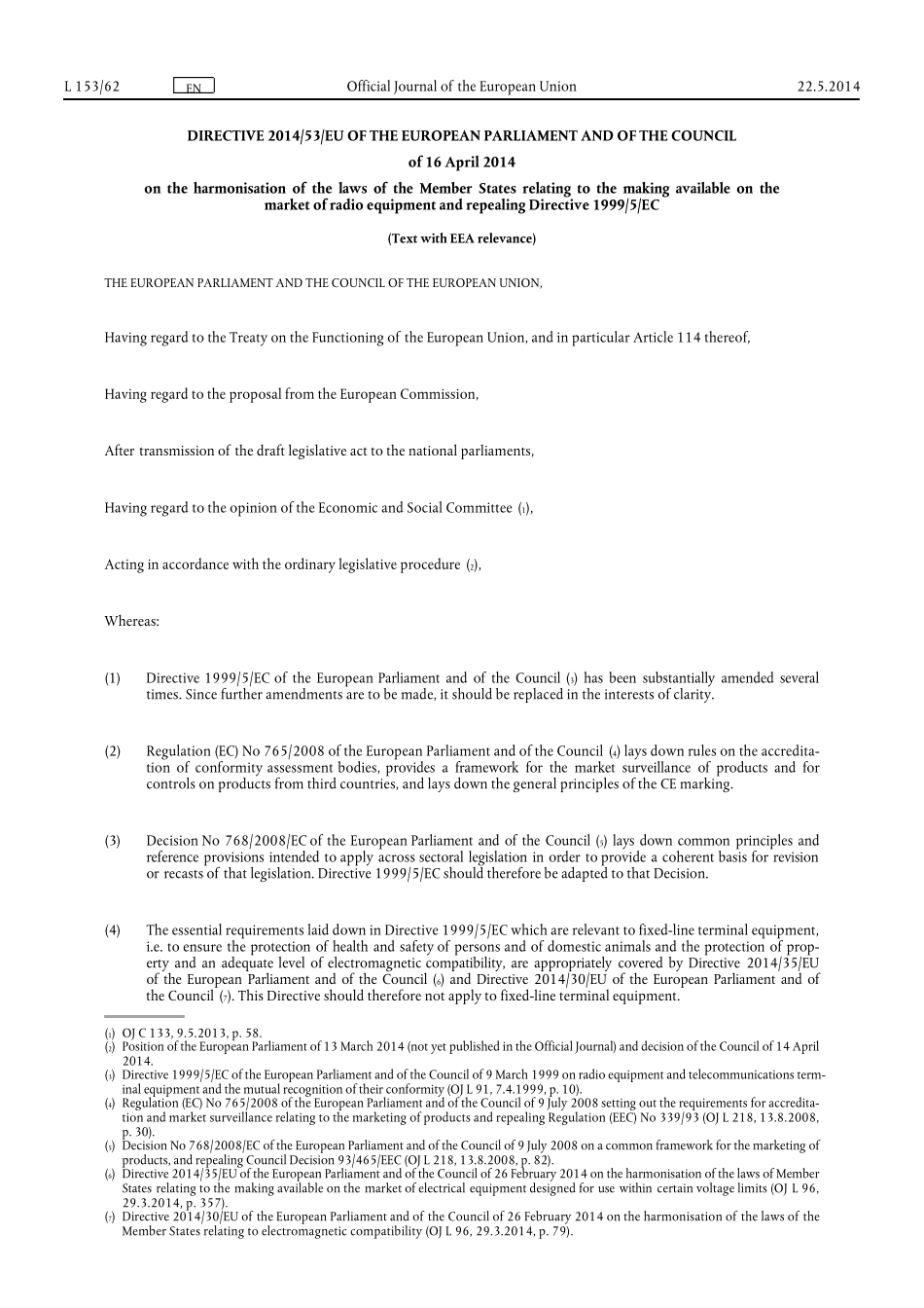 最新RTTE指令201453EU替代19995EC_第1页