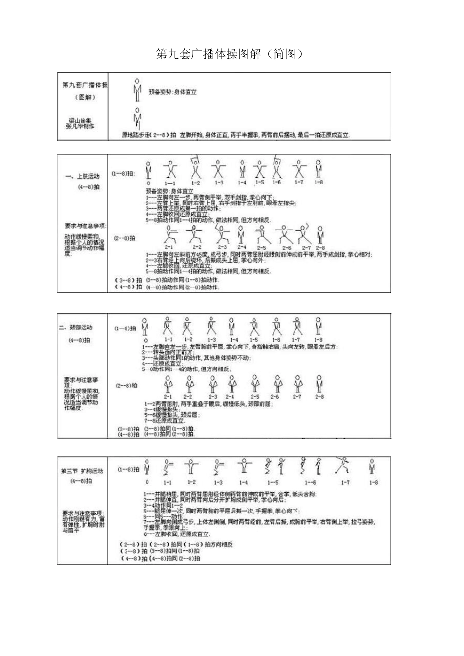 最新_第九套广播体操图解__第2页
