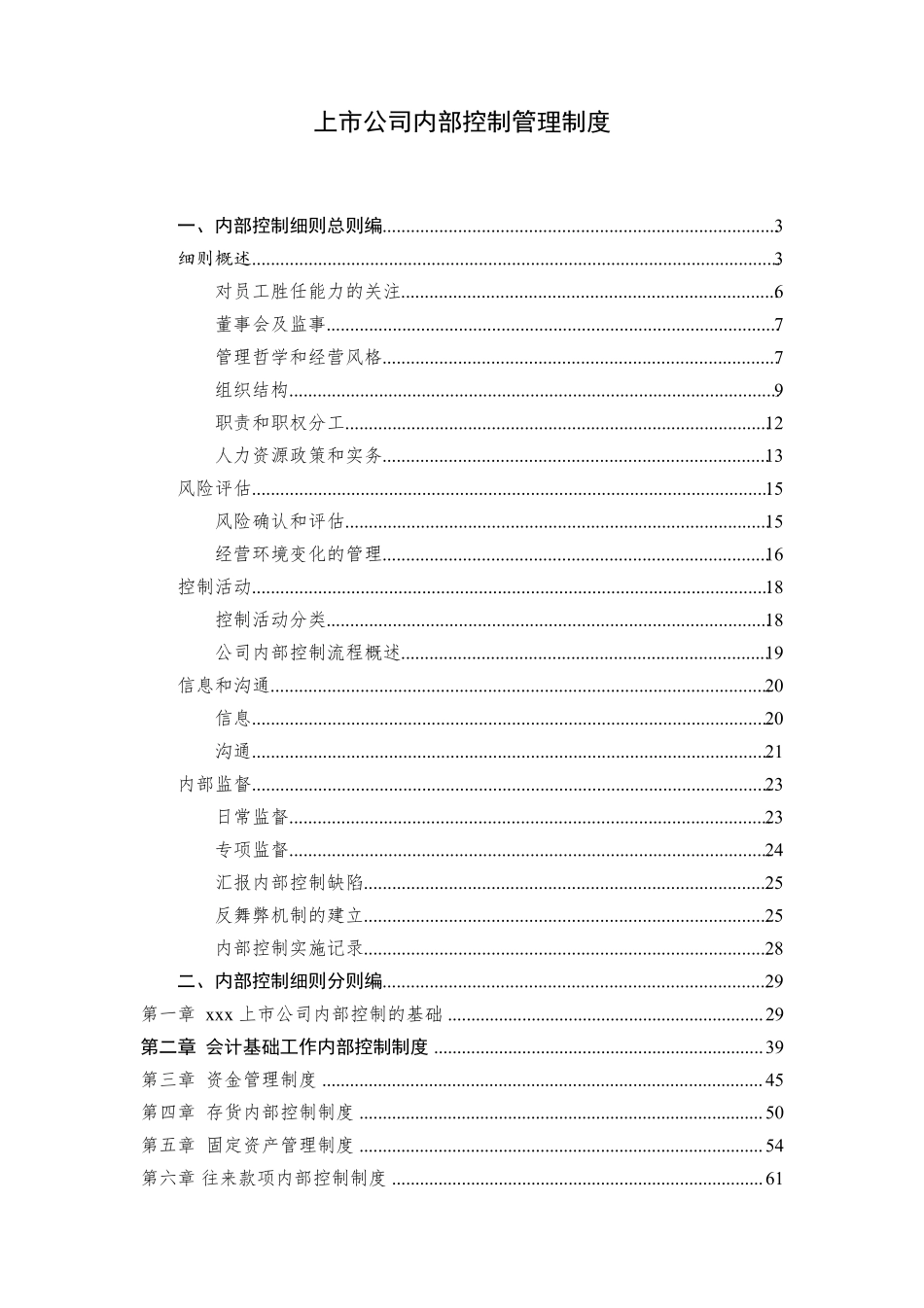 最新上市公司内部管理制度汇编大全_第1页