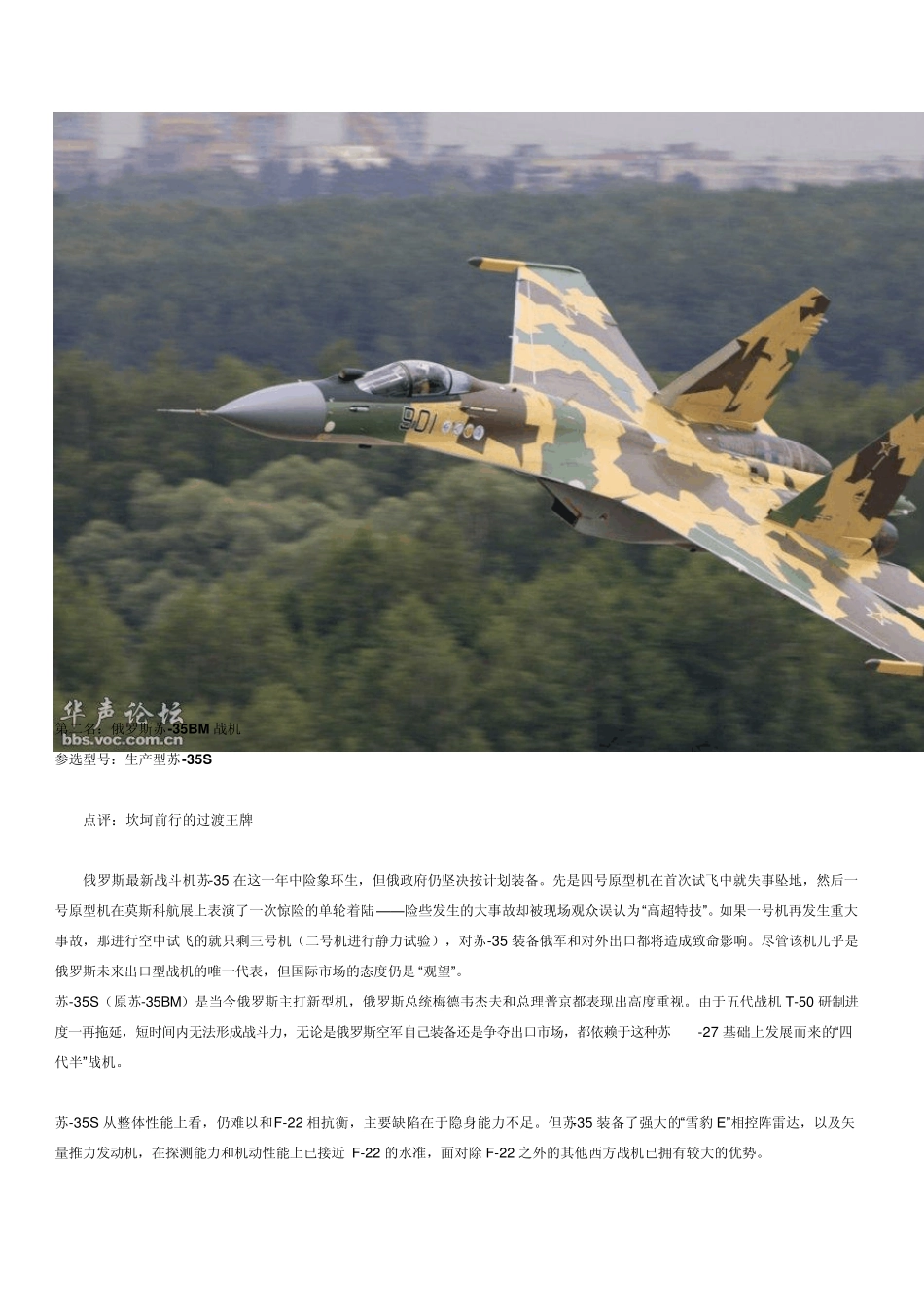 最新世界十大战斗机排行榜_第3页