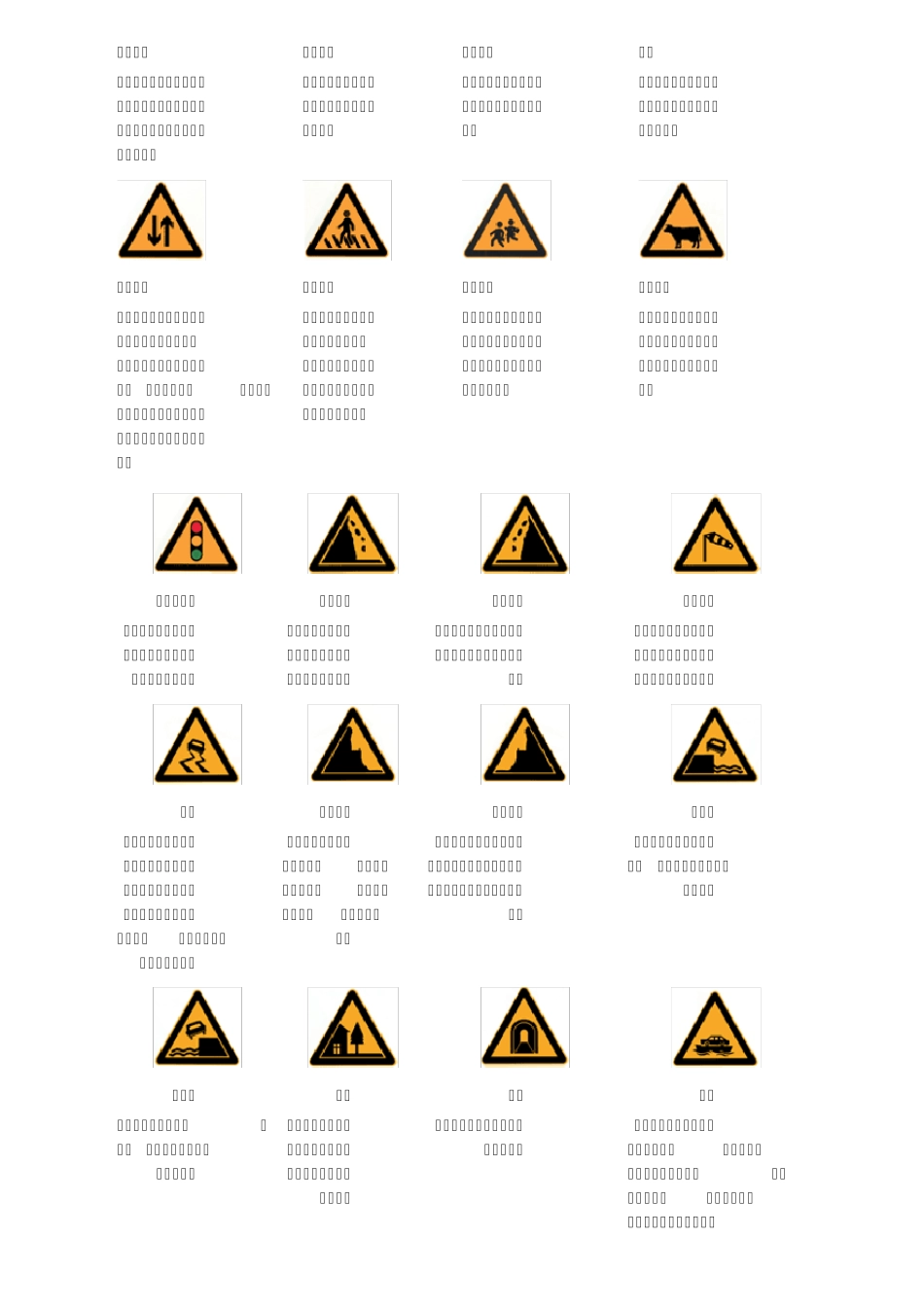 最新交通路标大全(有解释)_第2页