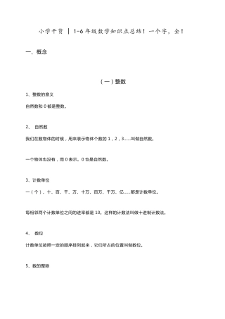 最新人教版16年级数学知识点总结