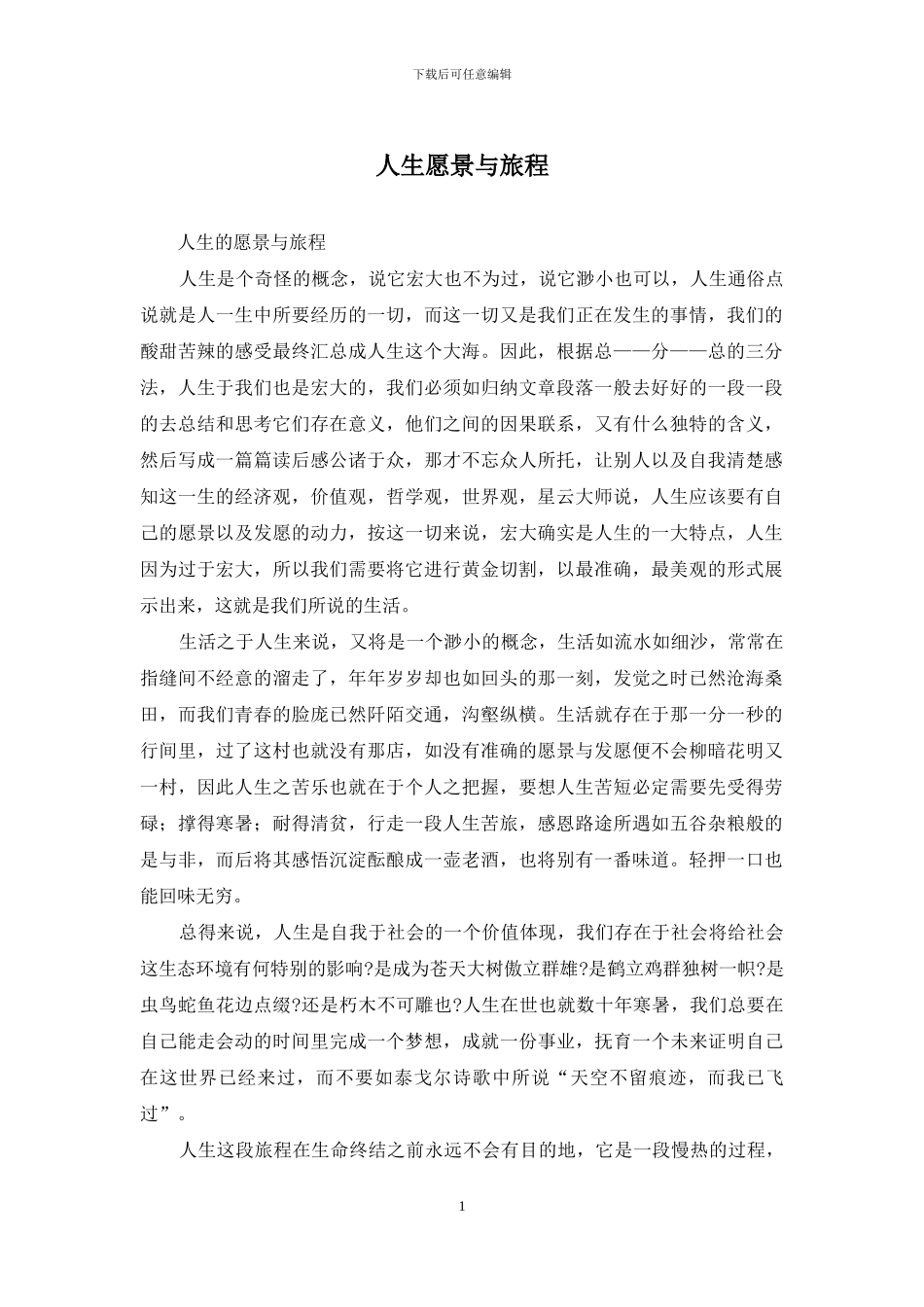 人生愿景与旅程_第1页