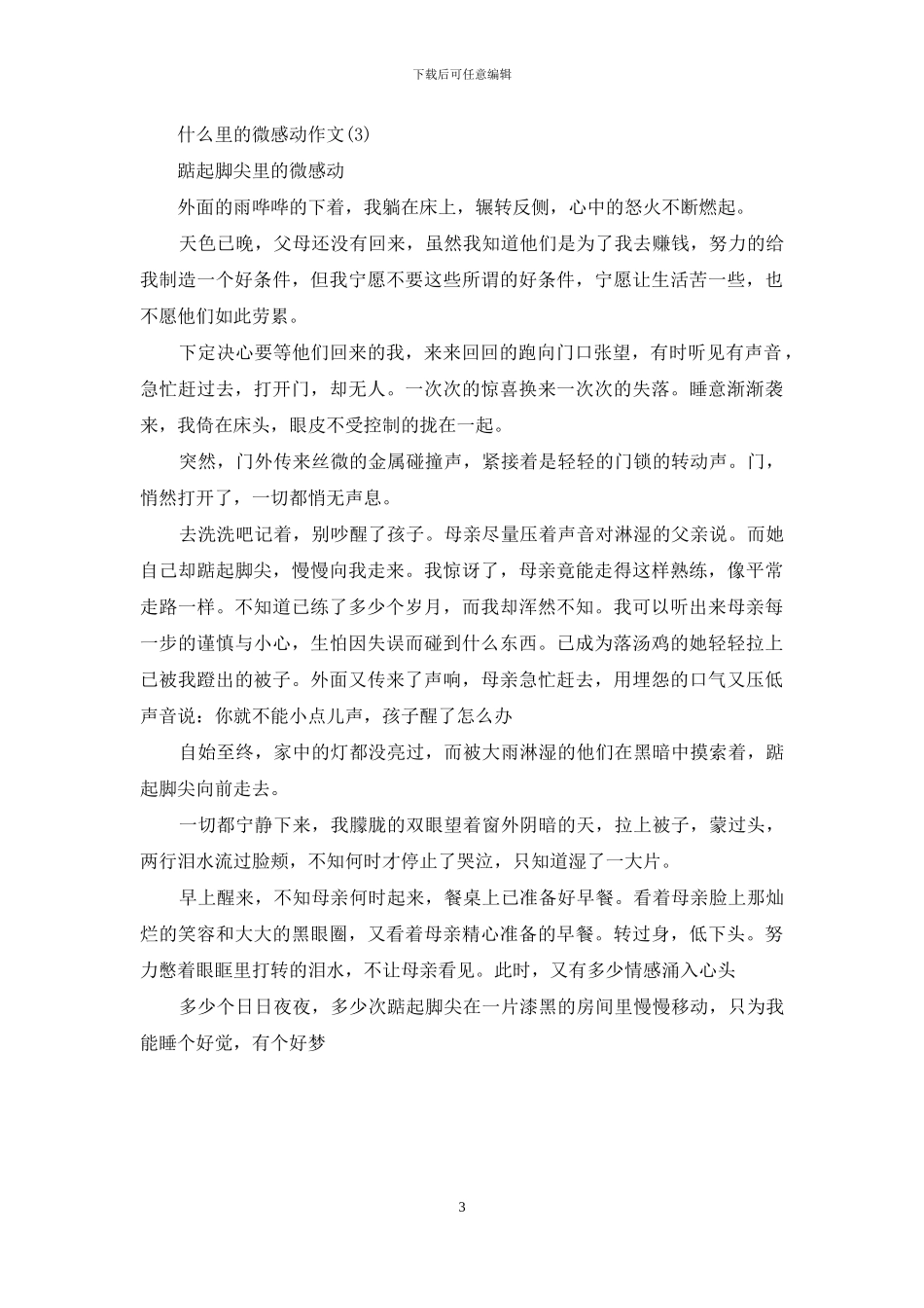 什么里的微感动作文_第3页