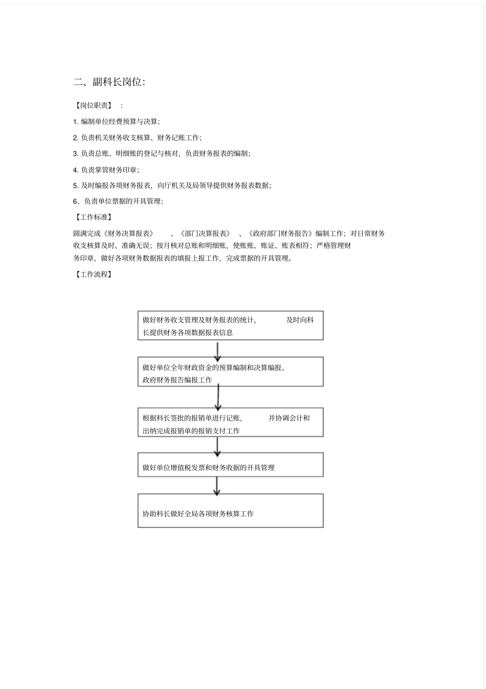 行政事业单位财务科岗位工作职责_第2页