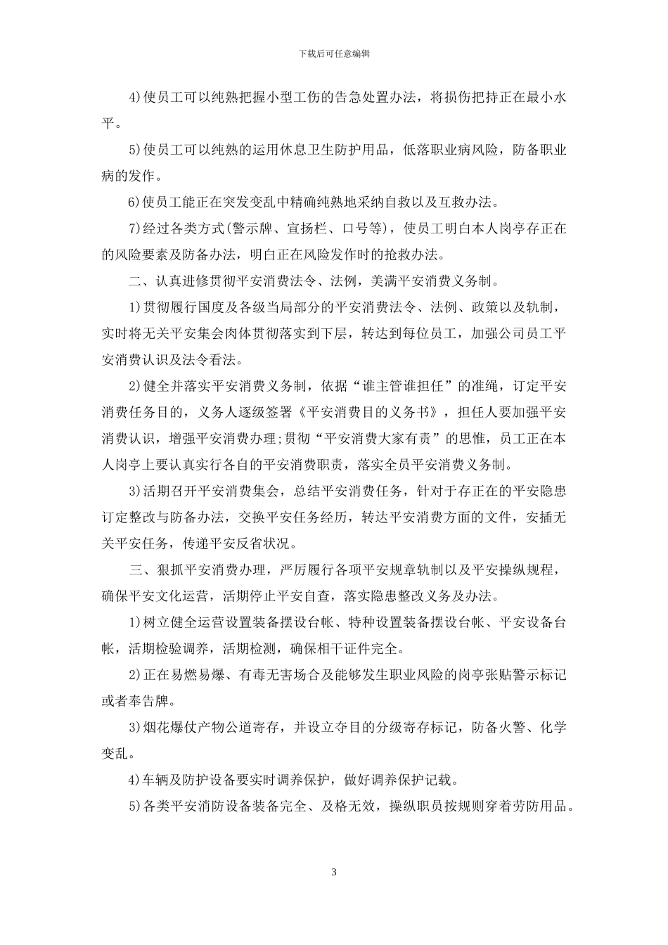 公司2024年安全生产工作计划范例_第3页