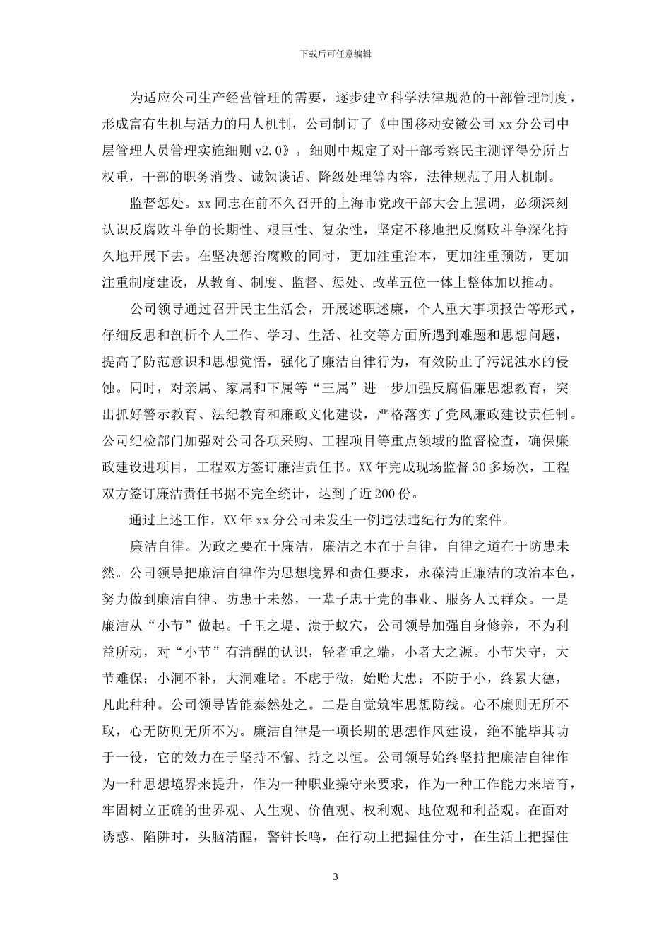 公司“两个责任”落实情况汇报_第3页