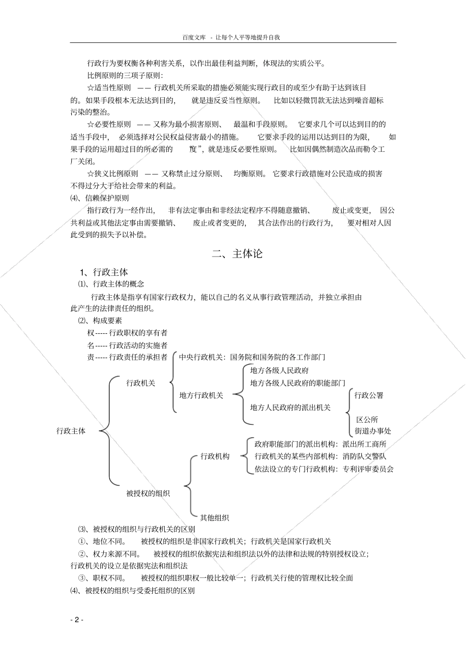 行政法与行政诉讼法知识点整理_第2页