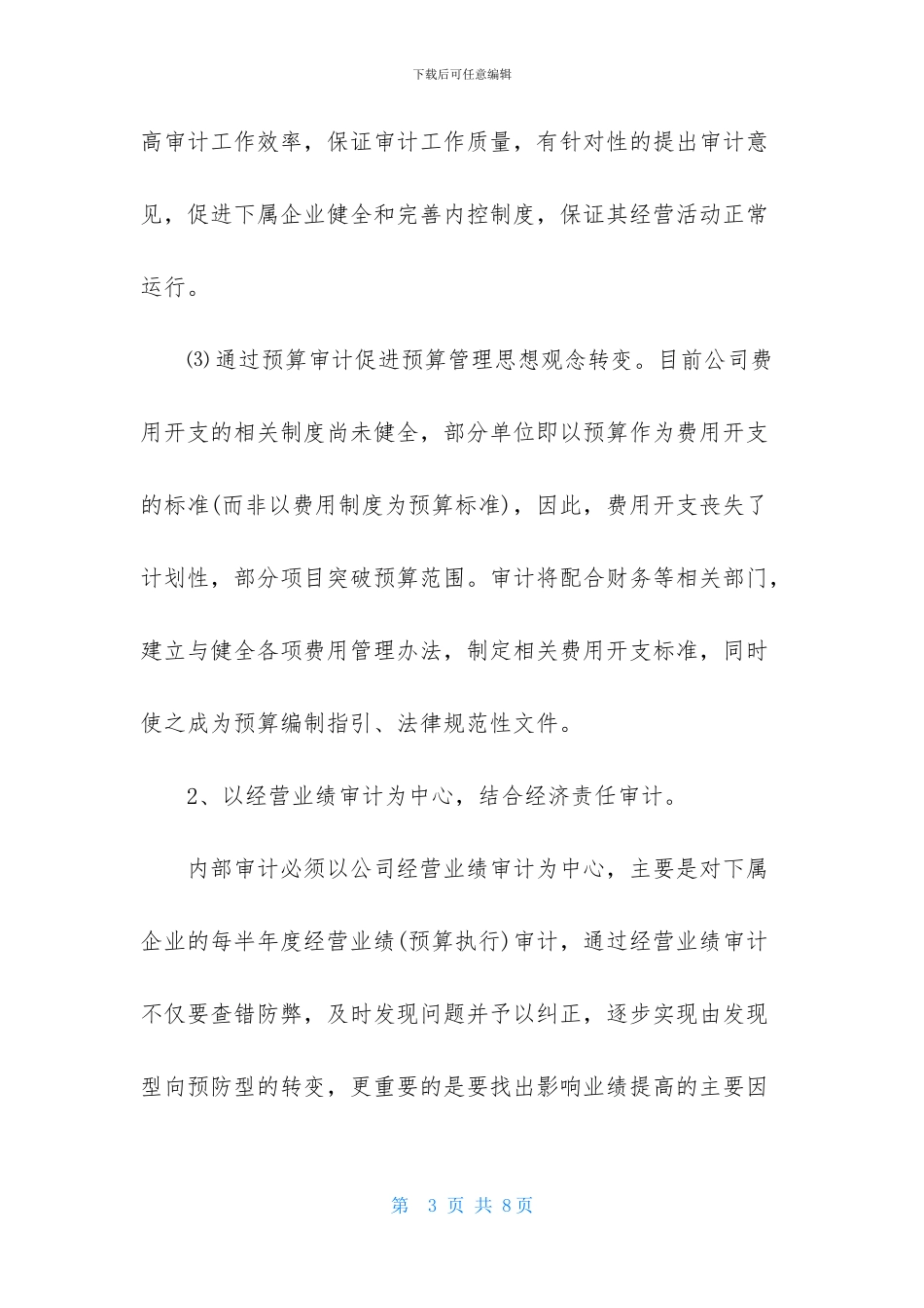 公司年度审计师工作计划_第3页