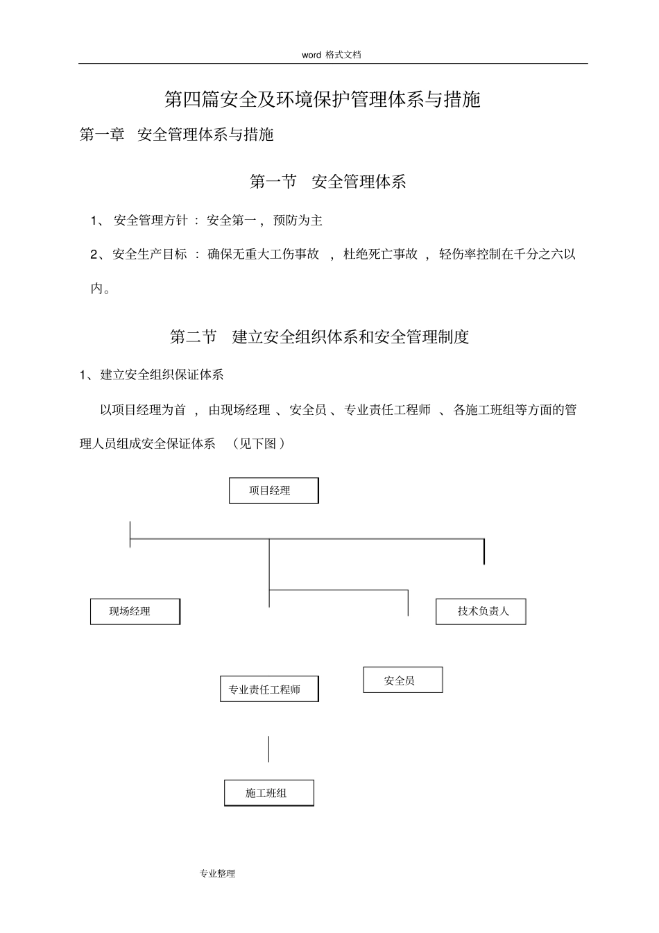 装修工程安全生产管理方案说明_第1页