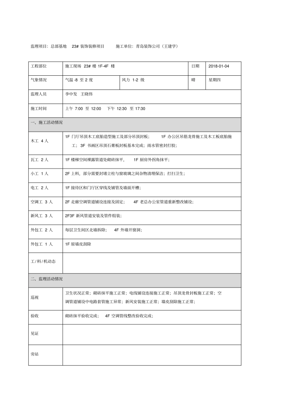 装修监理日记_第1页
