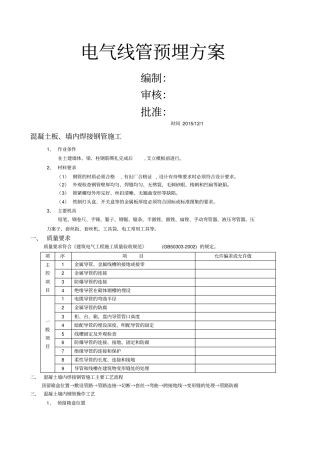 装配式建筑电气预埋