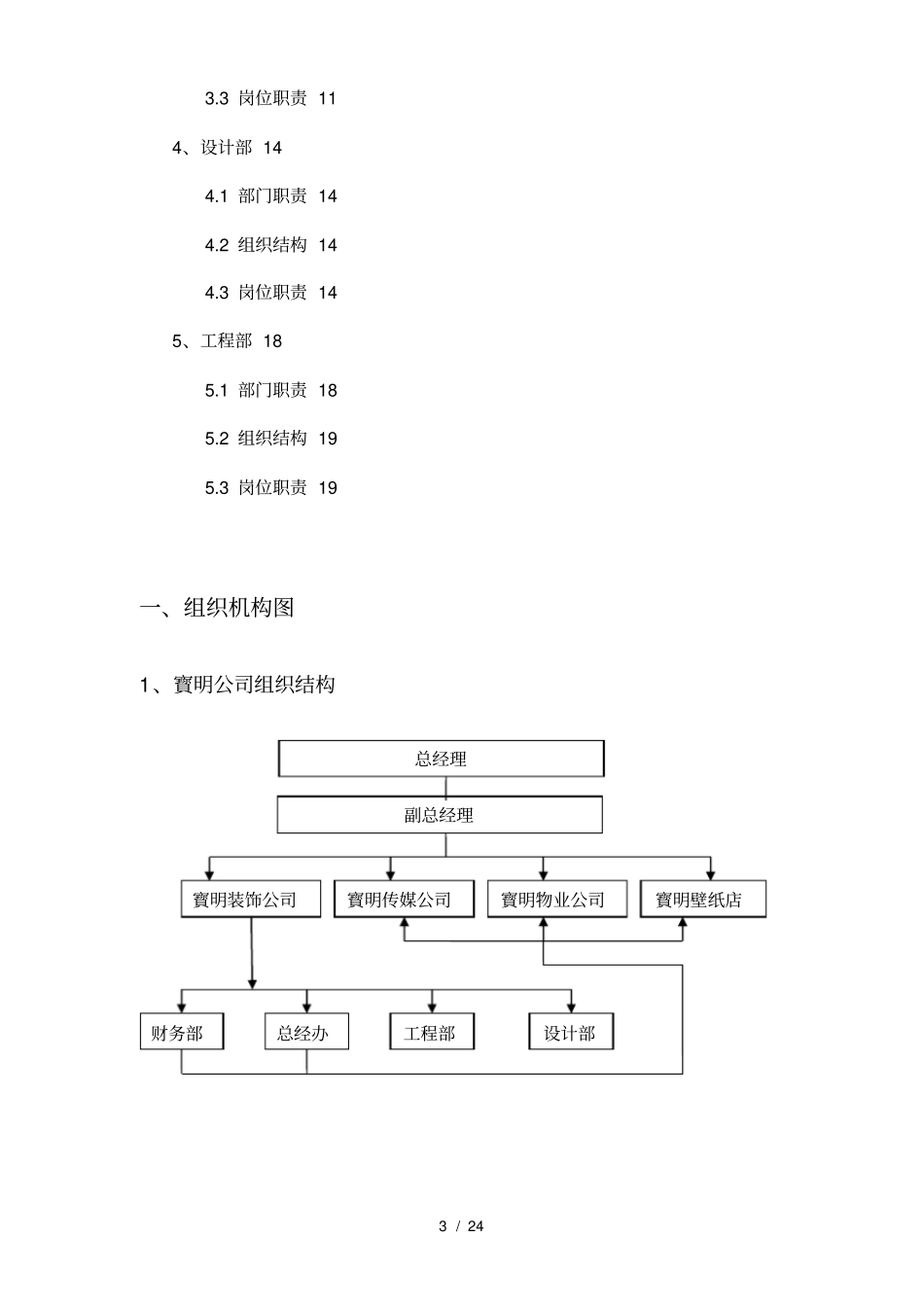 装饰公司组织架构与职位70435_第3页