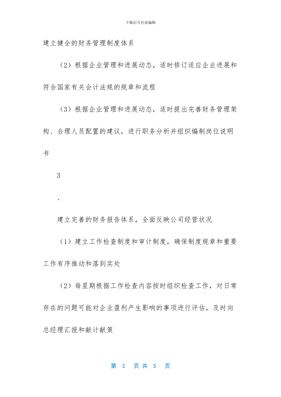 公司财务总监的岗位职责_第2页