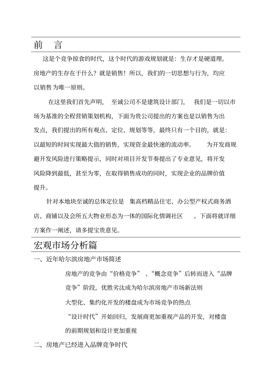 西大直街项目整体发展建议方案_第1页