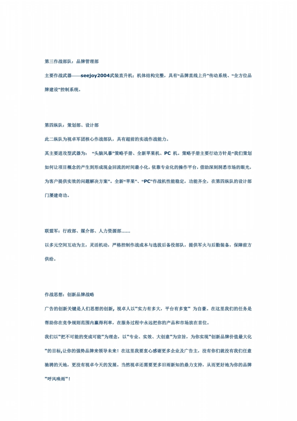 视卓广告公司发展战略规划方案_第3页