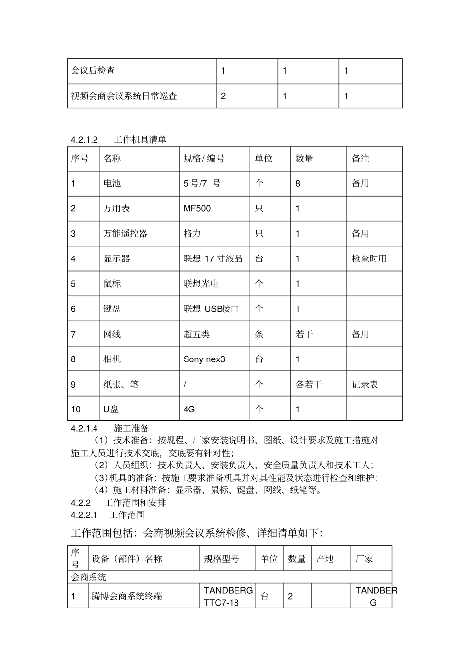 视频会商会议系统设备检修建设方案_第2页