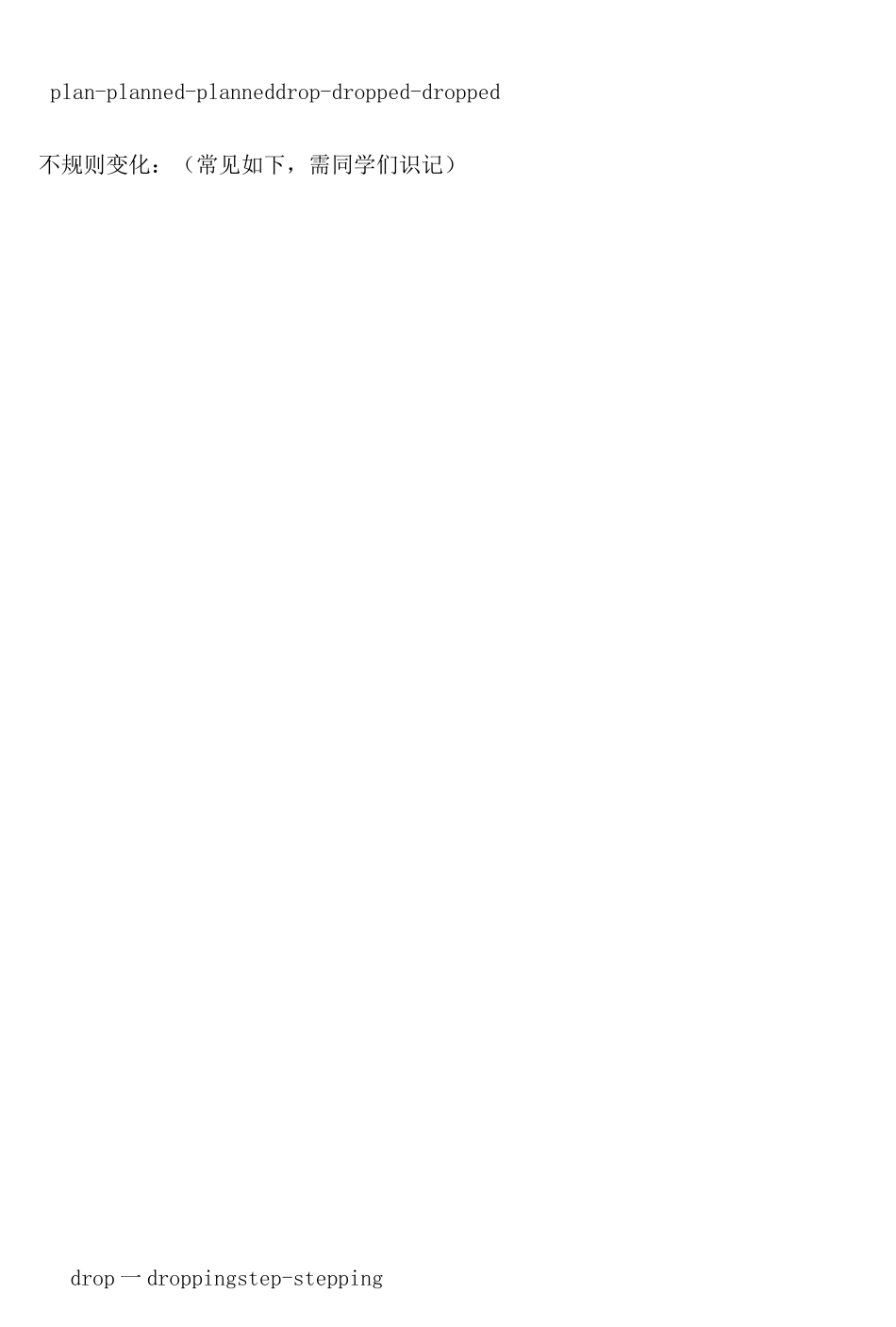 动词ing的变化规则_第3页