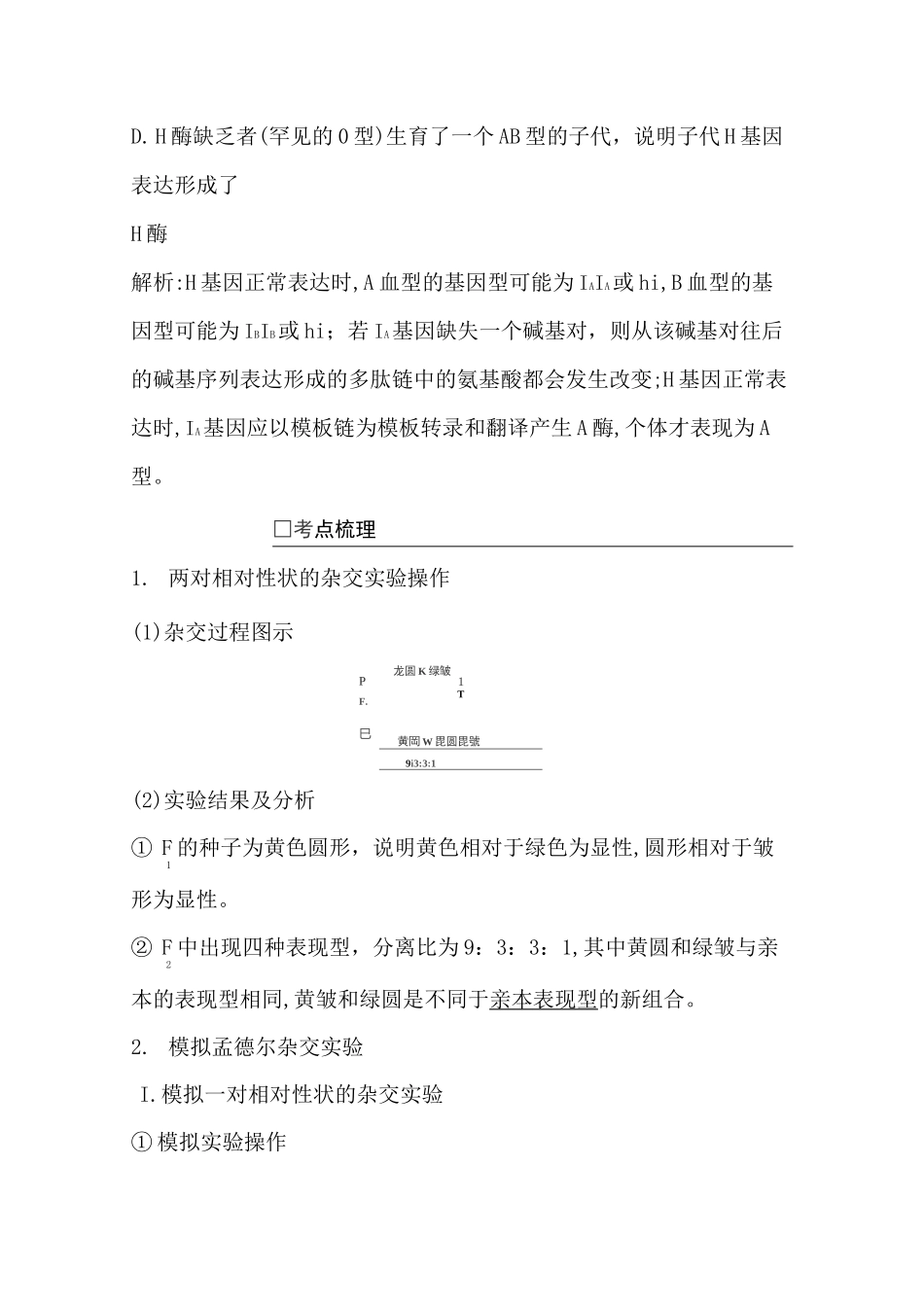 孟德尔定律(自由组合定律)_第3页