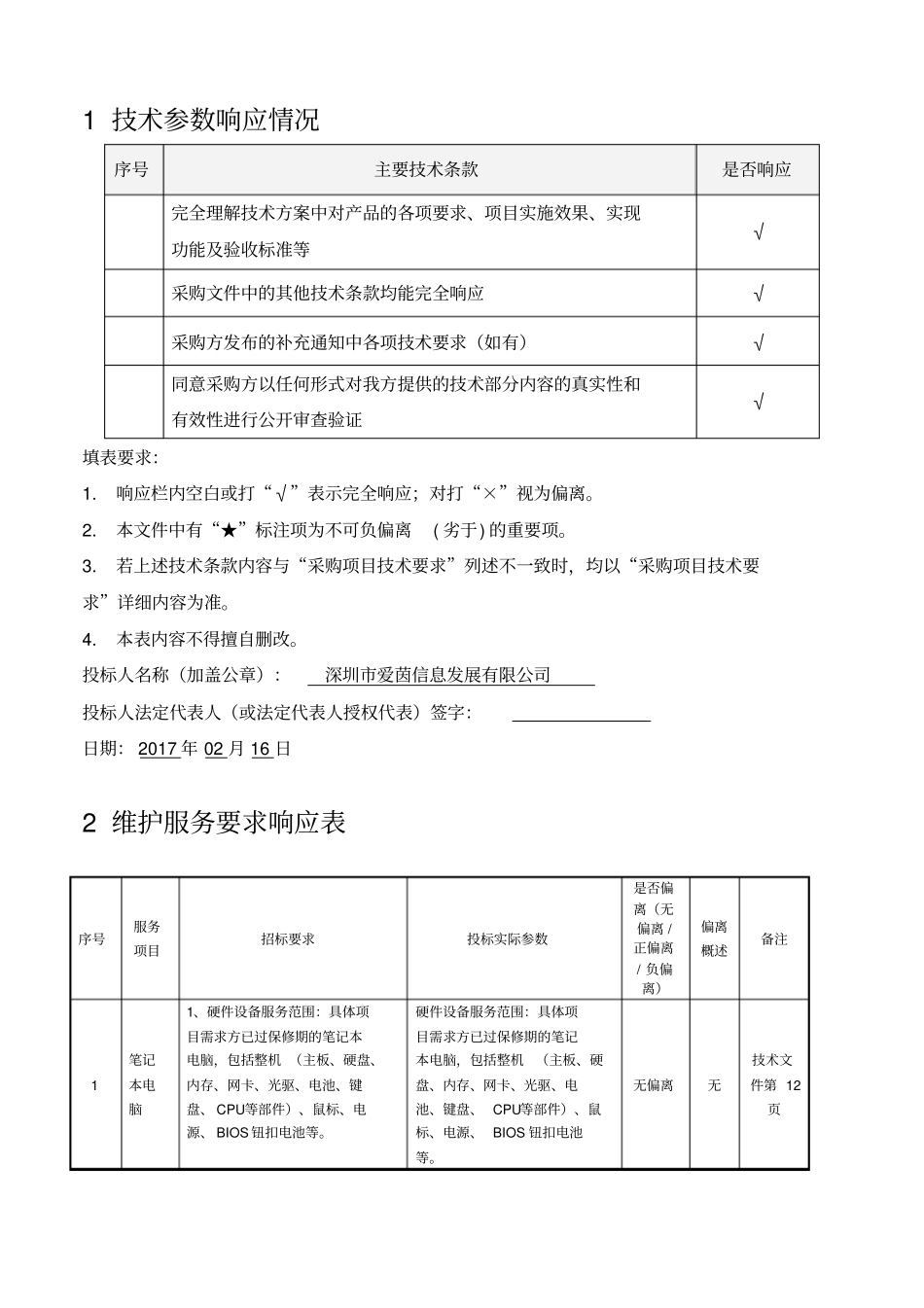 计算机维护投标技术文件_第2页