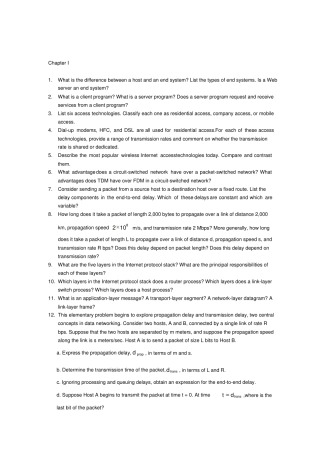 计算机网络原理习题讲解