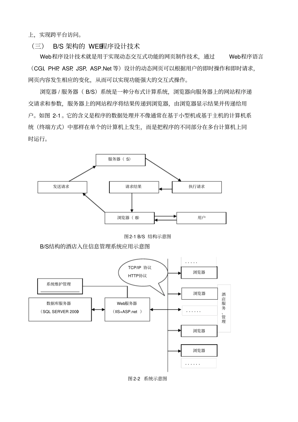 计算机网络毕业论文—酒店管理系统的设计与实现论文内容_第3页