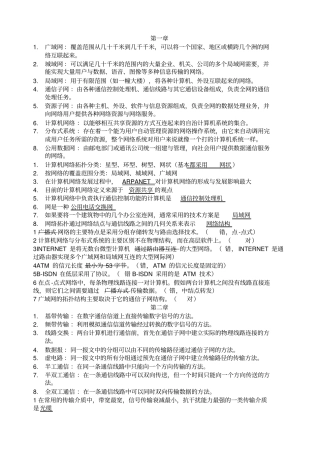 计算机网络考试题目