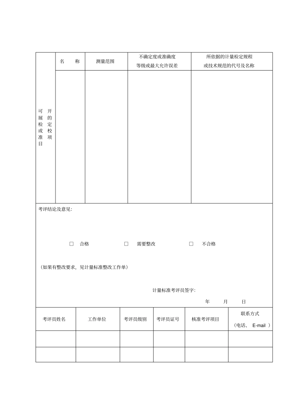 计量标准考核报告福建计量科学研究院_第3页