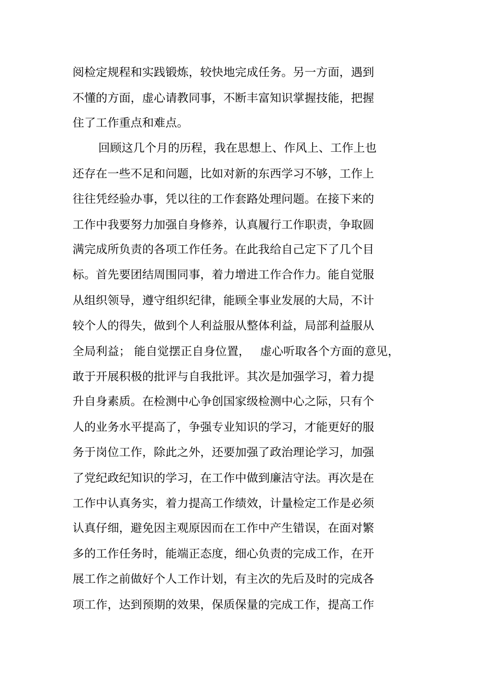 计量检定个人工作总结_第3页