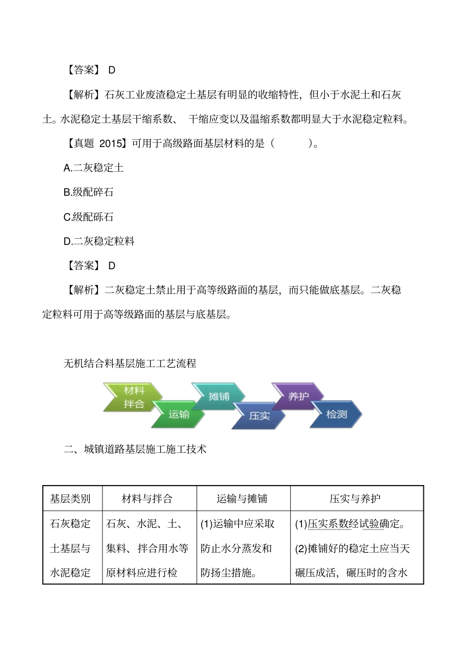 讲义2019二建政1v1基础班-专题三：城镇道路基层施工二_第3页
