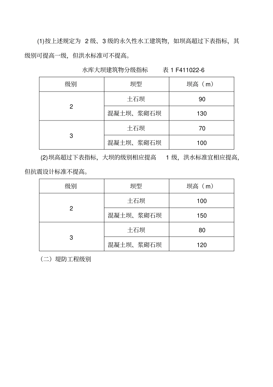 讲义2019二建水利1v1基础班-专题一：水利水电工程等级划分及特征水位二_第2页