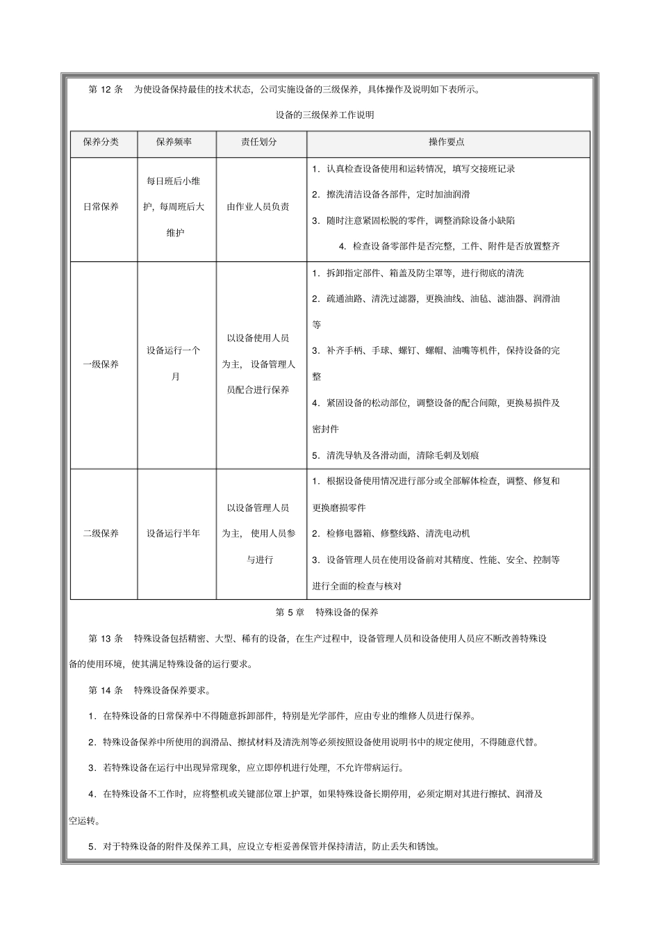 设备使用与维护管理制度_第3页