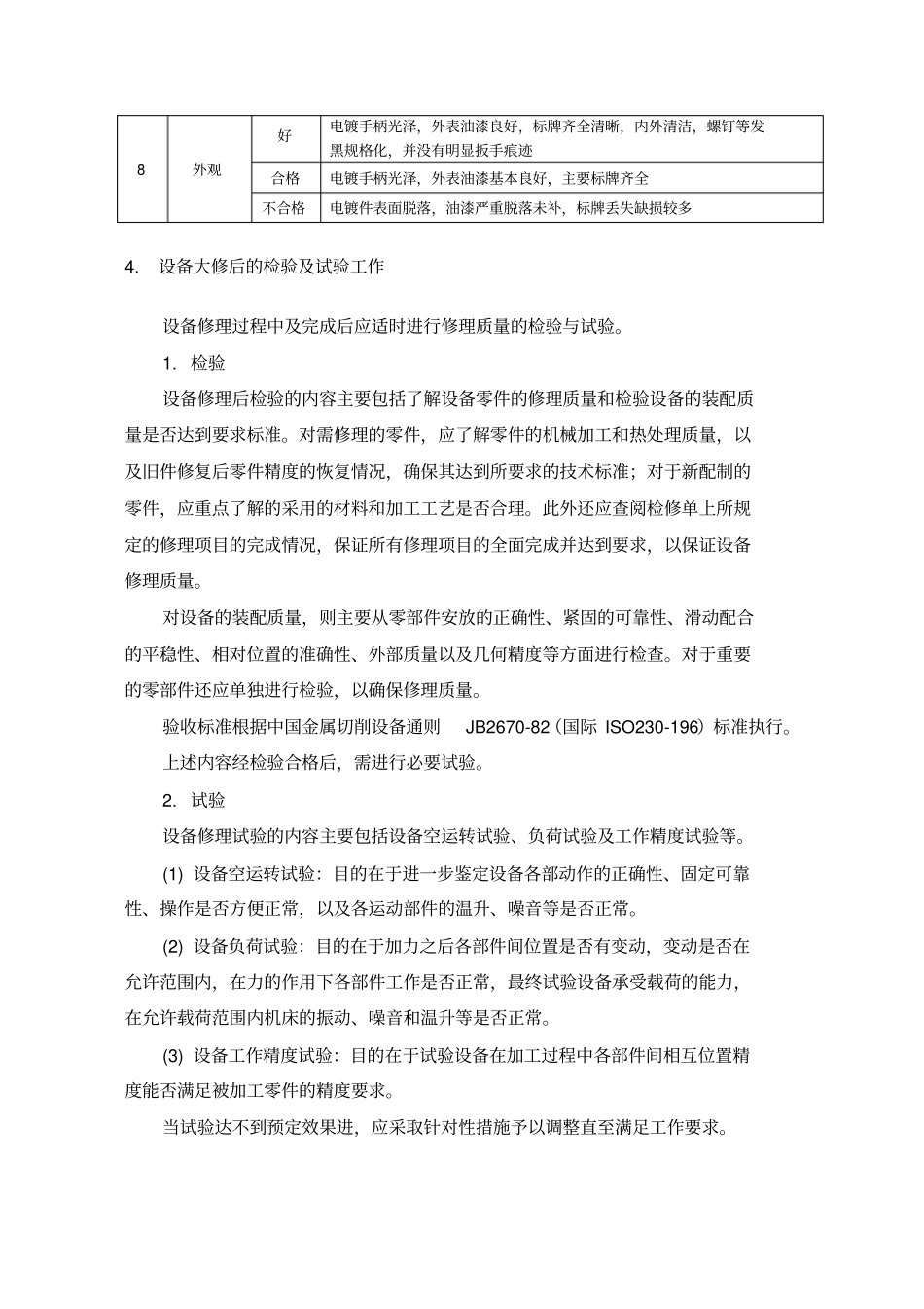 设备大修检验标准_第3页