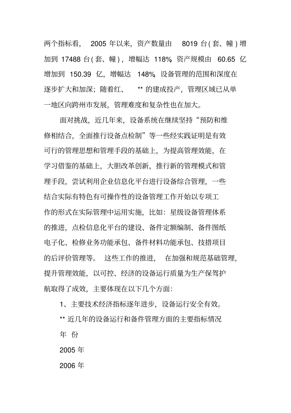 设备管理情况调研报告_第2页