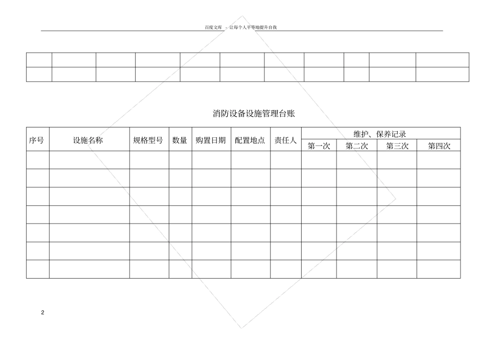 设备设施管理台账_第2页