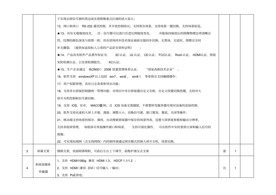 设备需求及技术参数_第3页