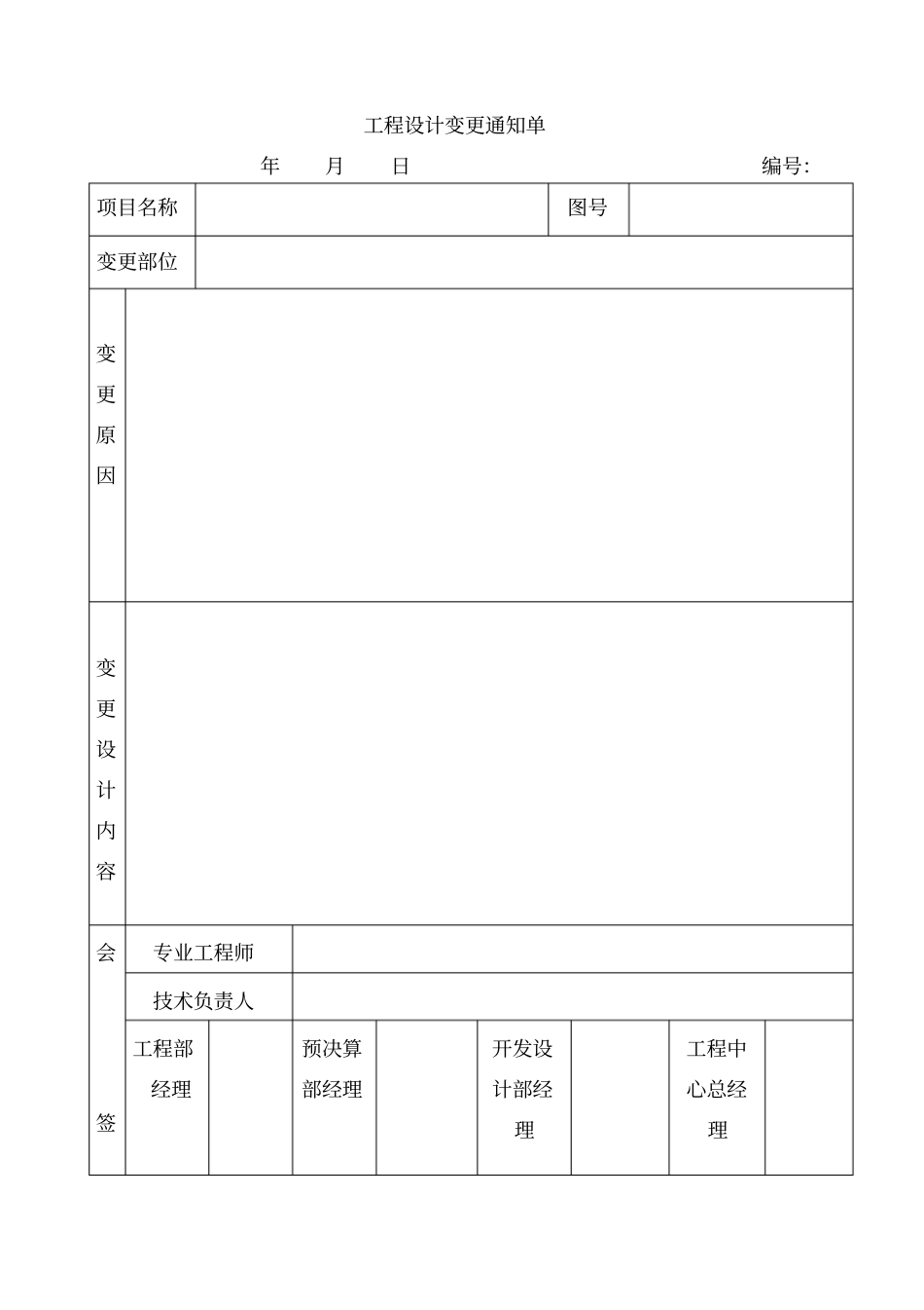设计变更控制程序表格_第1页