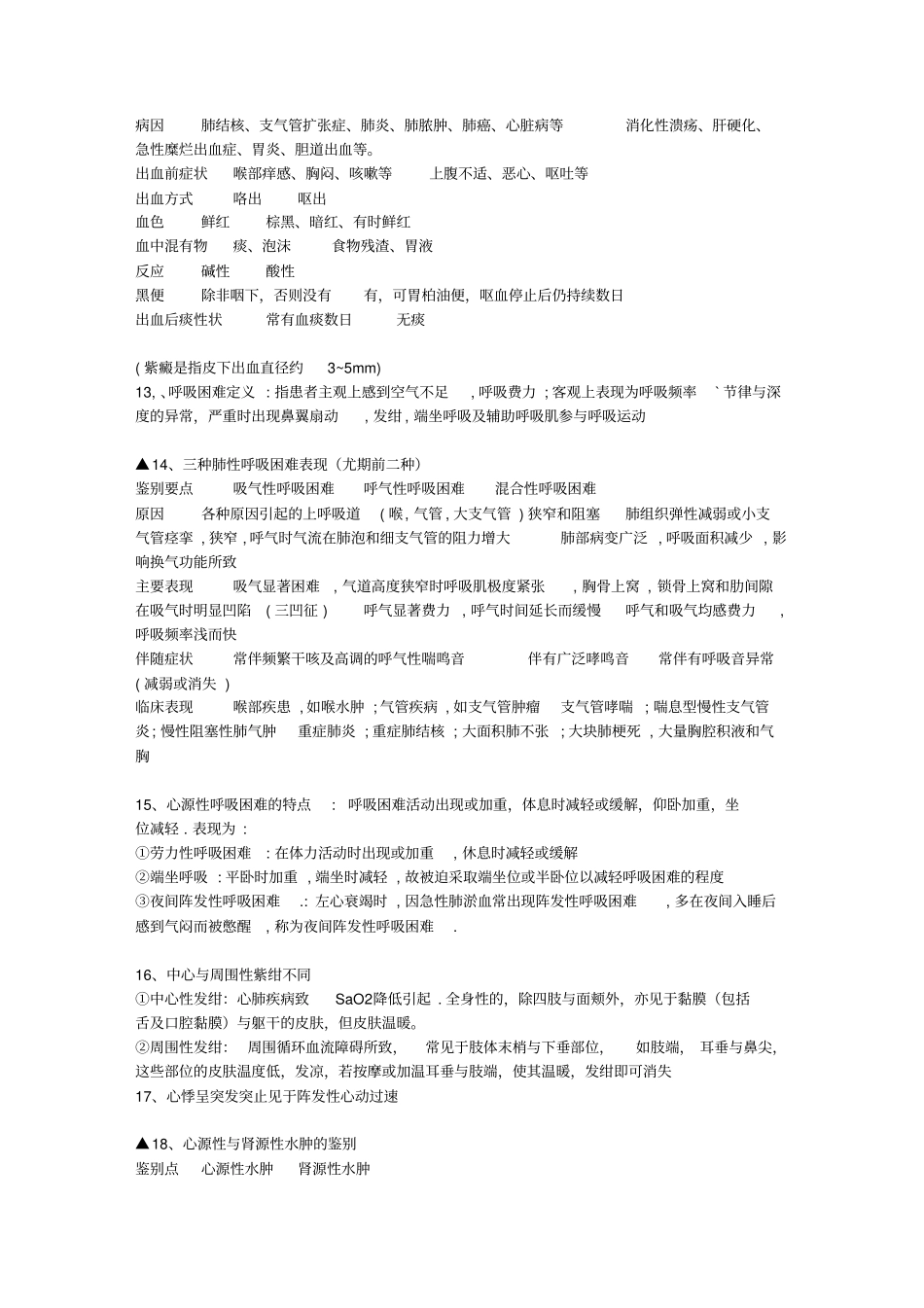 诊断学复习重点汇总_第3页