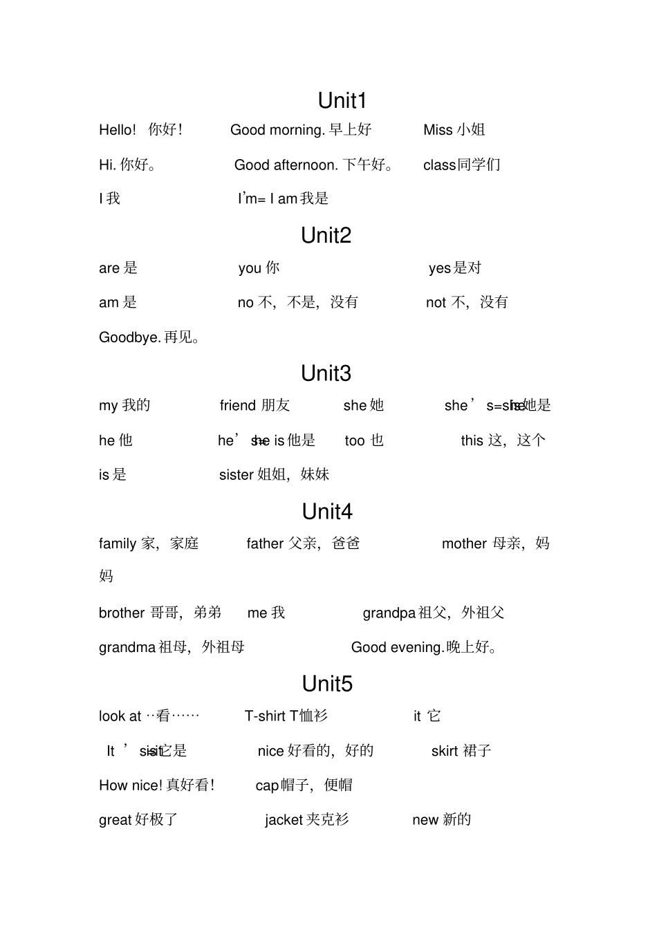 译林版三年级英语全册单词表_第1页