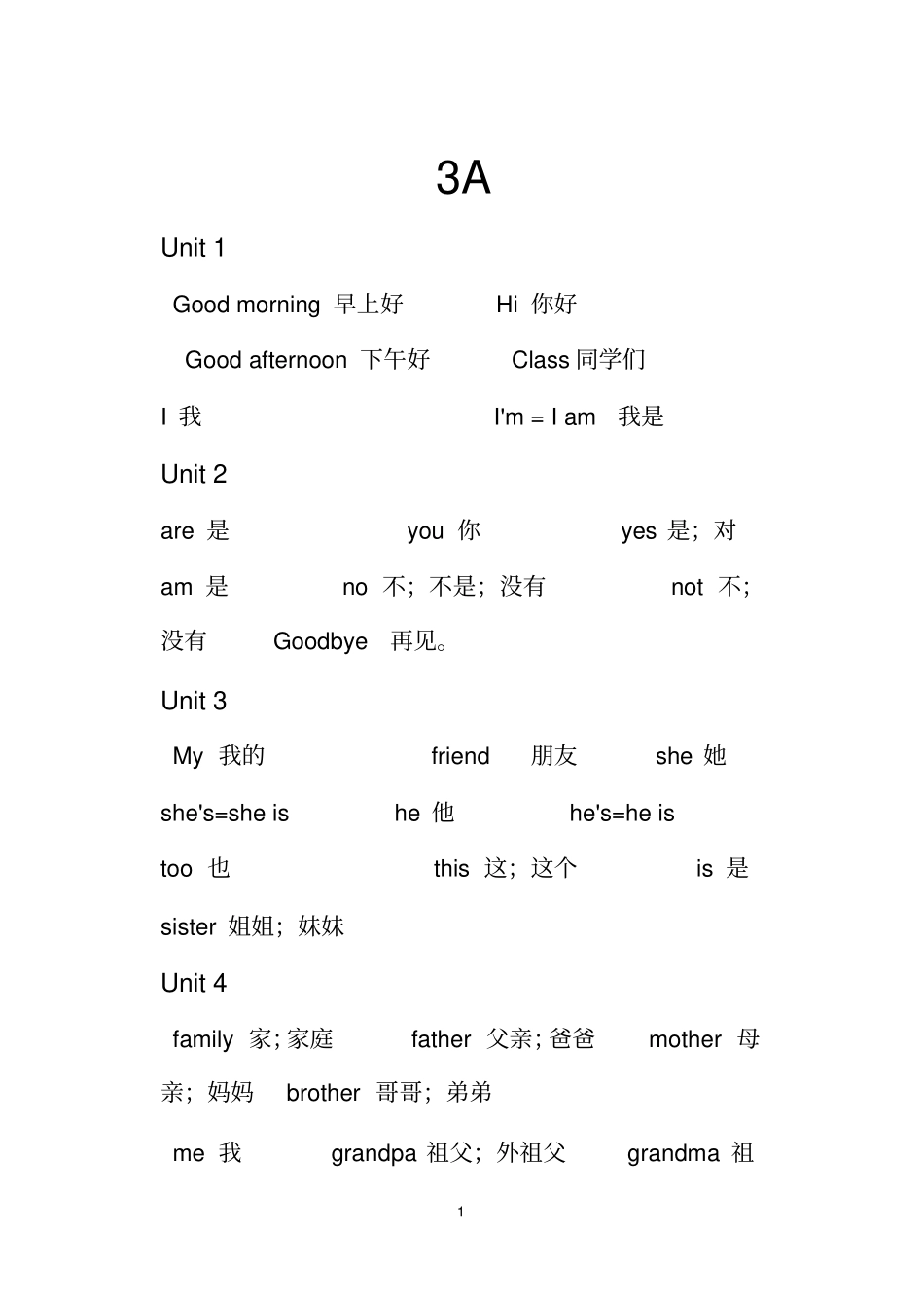 译林苏教版三至六年级英语单词汇总_第1页