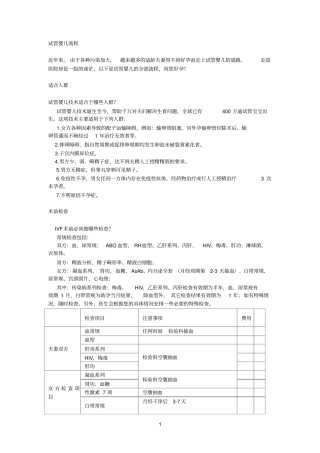 试管婴儿流程