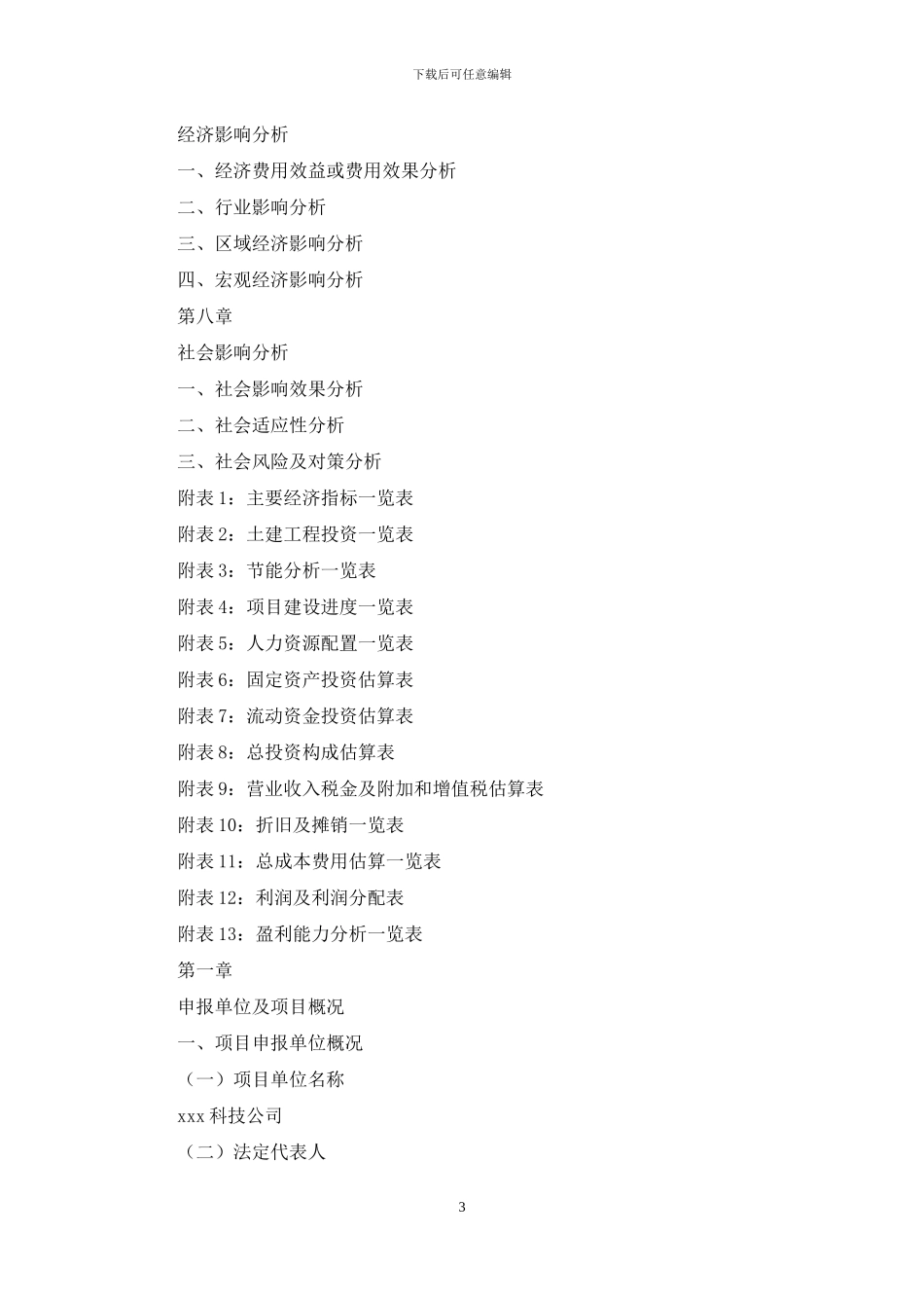 农用工具生产项目申报材料_第3页