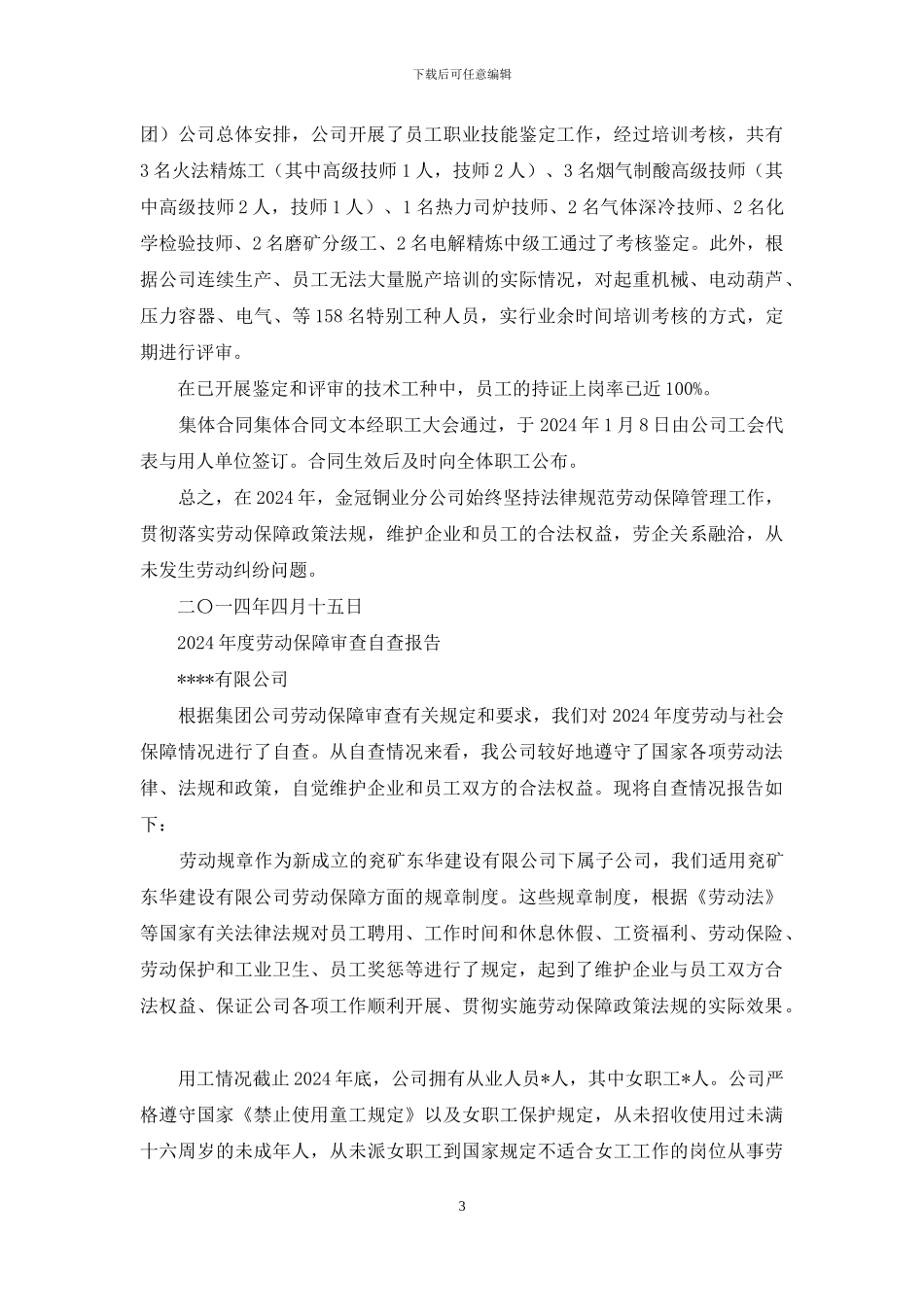 劳动年审自查报告_第3页